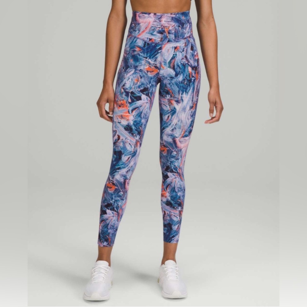 lululemon athletica base pace Leggings in Atmospheric purple multi size 18